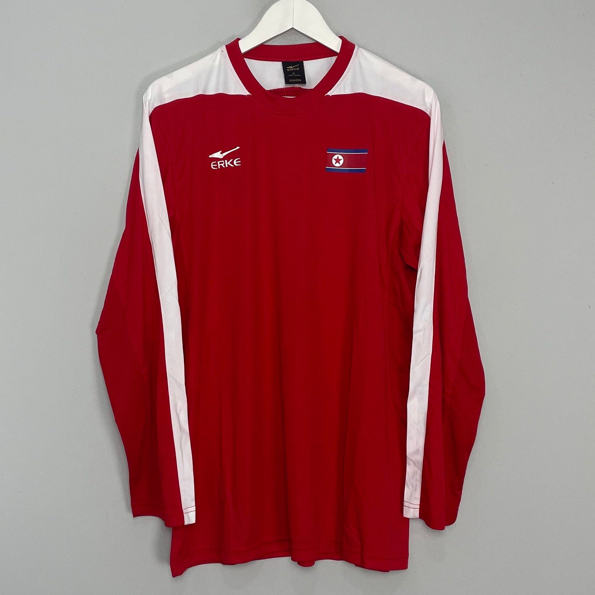 Shop 2008/10 NORTH KOREA L/S HOME SHIRT (XL) ERKE, classic football shirts, vintage football shirts & retro soccer jerseys at Cult Kits