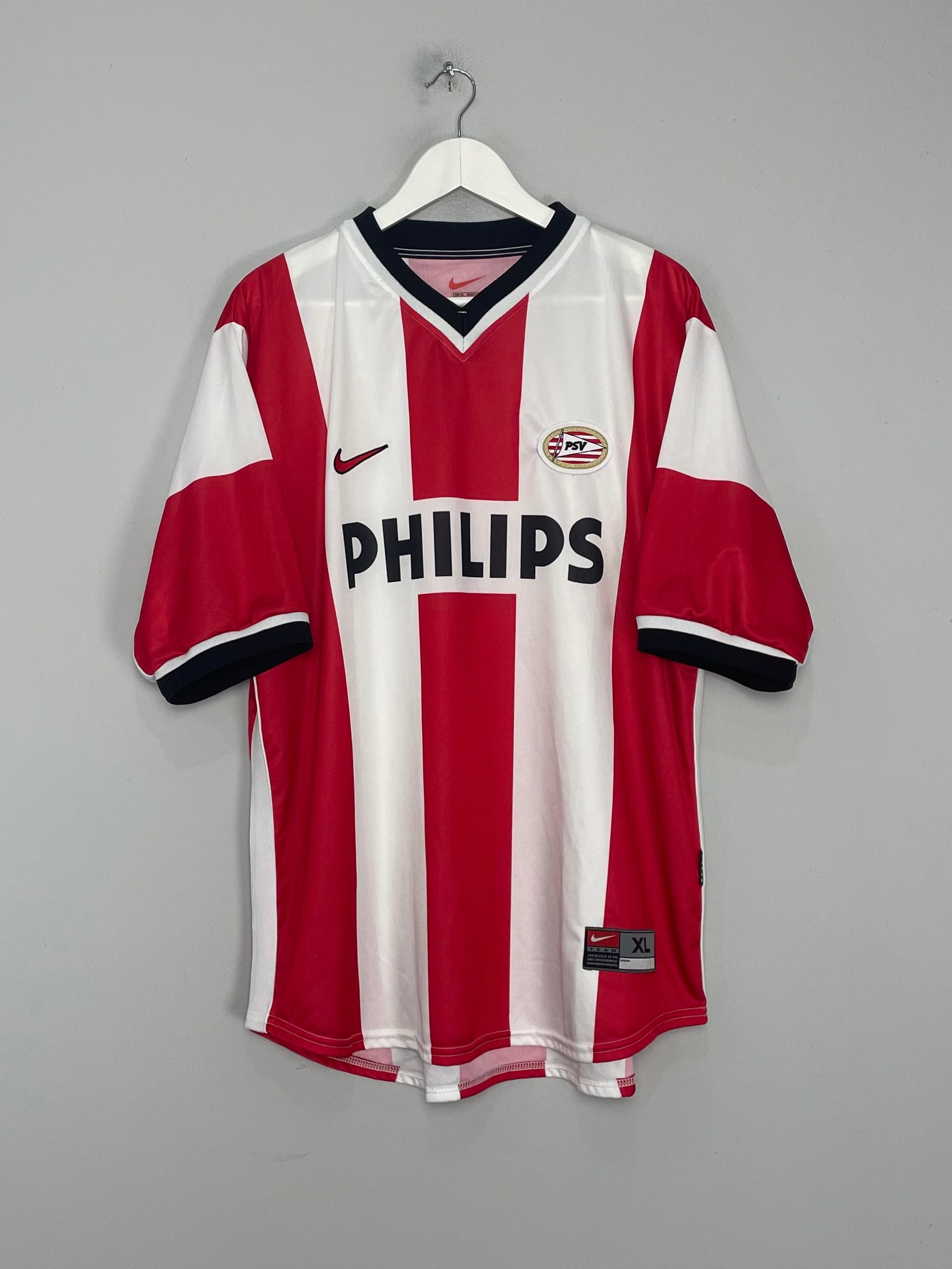 Shop 1998/00 PSV HOME SHIRT (XL) NIKE, classic football shirts, vintage football shirts & retro soccer jerseys at Cult Kits