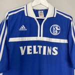 Shop 2000/01 SCHALKE HOME SHIRT (XL) ADIDAS, classic football shirts, vintage football shirts & retro soccer jerseys at Cult Kits