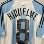 Shop 2004/05 ARGENTINA RIQUELME #8 HOME SHIRT (L) ADIDAS, classic football shirts, vintage football shirts & retro soccer jerseys at Cult Kits