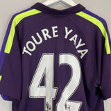 2014/15 MANCHESTER CITY TOURE YAYA #42 THIRD SHIRT (XL) NIKE