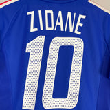 2002/04 FRANCE ZIDANE #10 HOME SHIRT (S) ADIDAS