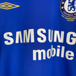Shop 2005/06 CHELSEA DROGBA #15 *CENTENARY* HOME SHIRT (XL) UMBRO, classic football shirts, vintage football shirts & retro soccer jerseys at Cult Kits