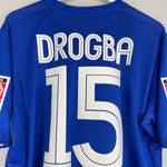 Shop 2005/06 CHELSEA DROGBA #15 *CENTENARY* HOME SHIRT (XL) UMBRO, classic football shirts, vintage football shirts & retro soccer jerseys at Cult Kits