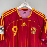 2006/08 SPAIN F.TORRES #9 HOME SHIRT (L) ADIDAS