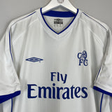 2001/03 CHELSEA GUDJOHNSEN #20 AWAY SHIRT (XL) UMBRO