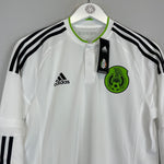 Shop 2014/15 MEXICO *BNWT* PLAYER ISSUE L/S AWAY SHIRT (M) ADIDAS, classic football shirts, vintage football shirts & retro soccer jerseys at Cult Kits