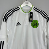 Shop 2014/15 MEXICO *BNWT* PLAYER ISSUE L/S AWAY SHIRT (M) ADIDAS, classic football shirts, vintage football shirts & retro soccer jerseys at Cult Kits