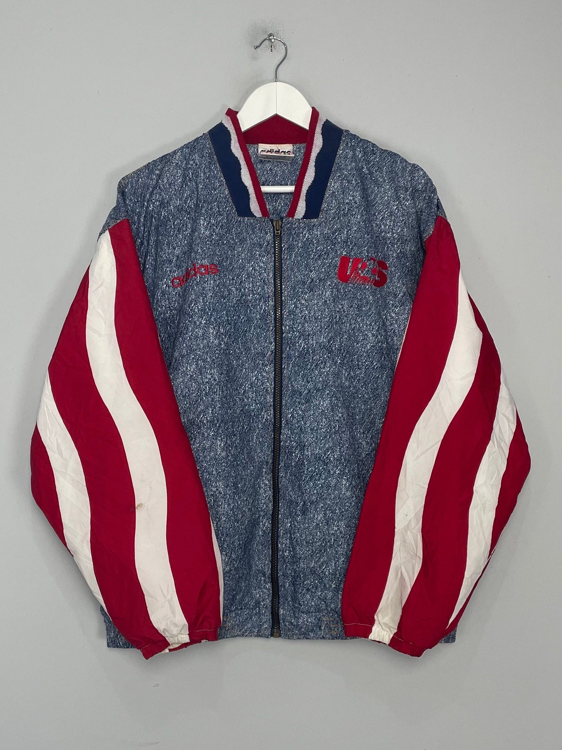 Shop 1994 USA TRACK JACKET (M) ADIDAS, classic football shirts, vintage football shirts & retro soccer jerseys at Cult Kits