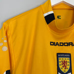 Shop 2004/06 SCOTLAND MCFADEN #7 THIRD SHIRT (M) DIADORA, classic football shirts, vintage football shirts & retro soccer jerseys at Cult Kits