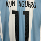 Shop 2016/17 ARGENTINA AGUERO #11 *BNWT* HOME SHIRT (XL) ADIDAS, classic football shirts, vintage football shirts & retro soccer jerseys at Cult Kits