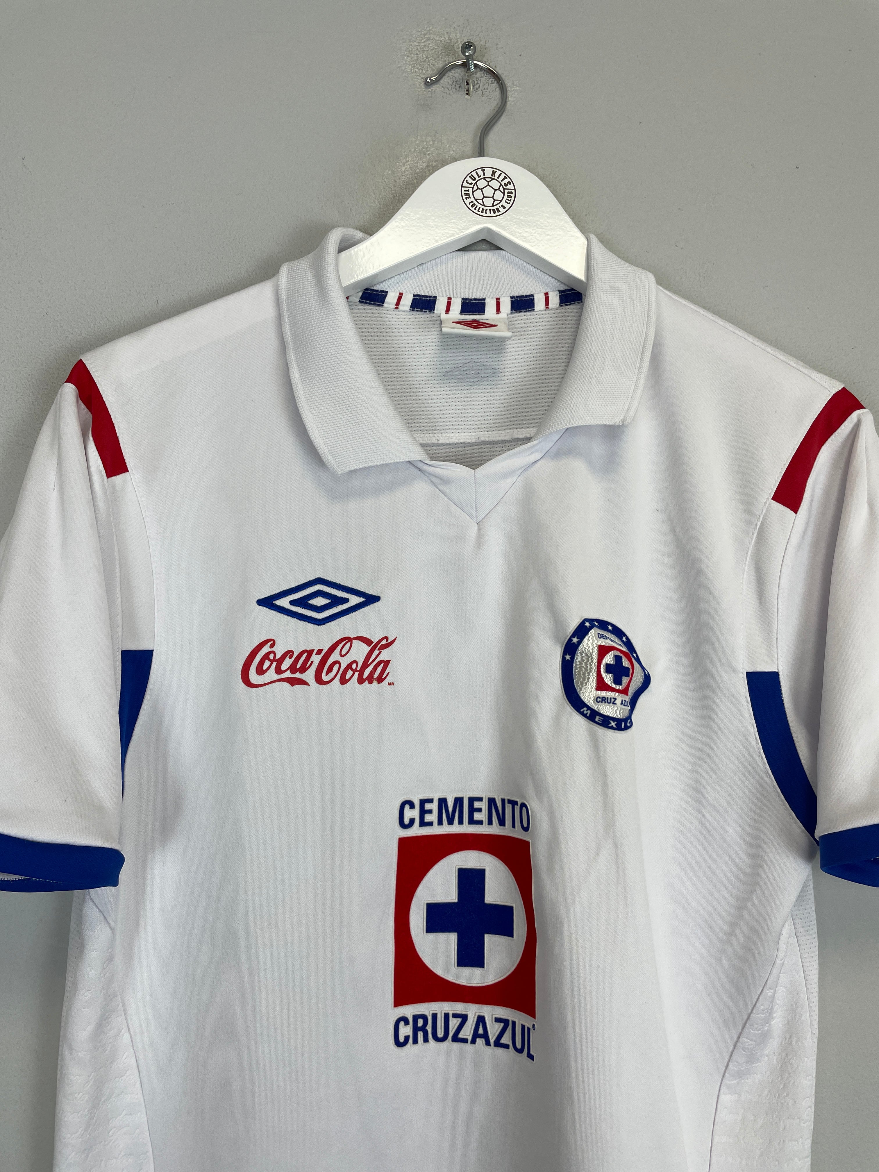 Shop 2011/12 CRUZ AZUL AWAY SHIRT (M) UMBRO, classic football shirts, vintage football shirts & retro soccer jerseys at Cult Kits