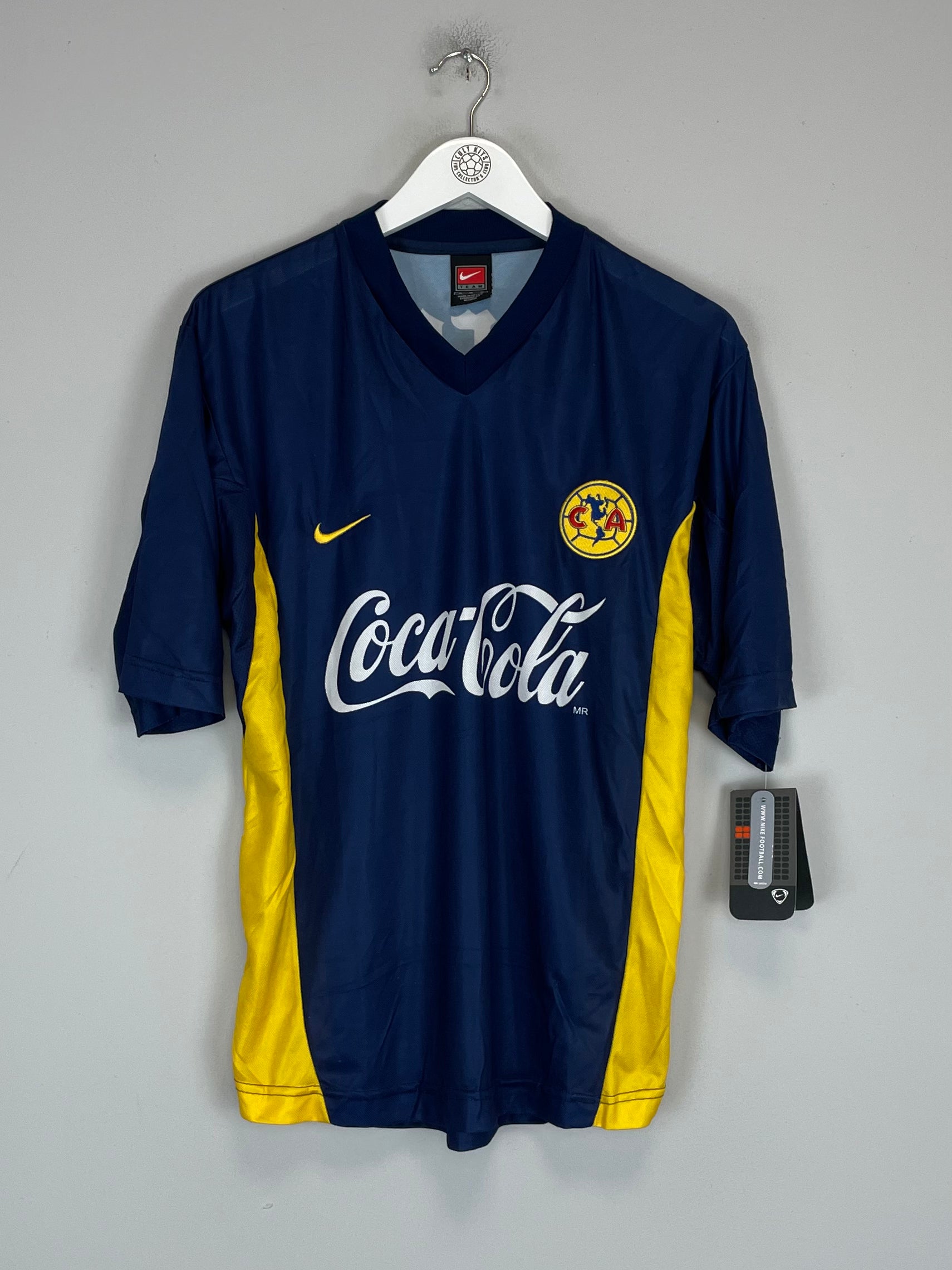 Shop 2000/01 CLUB AMERICA *BNWT* AWAY SHIRT (M) NIKE, classic football shirts, vintage football shirts & retro soccer jerseys at Cult Kits