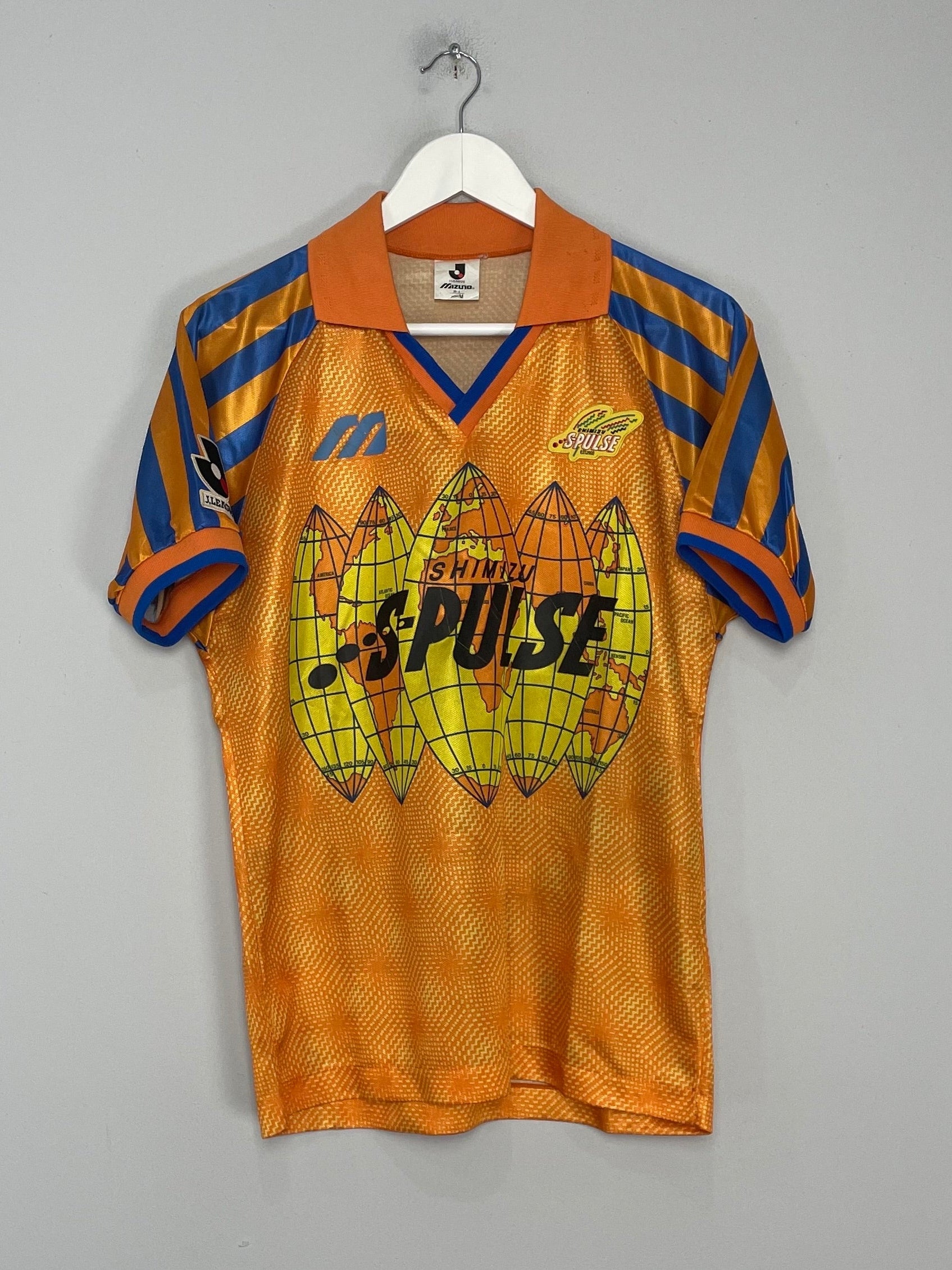 Shop 1993/94 SHIMIZU S-PULSE HOME SHIRT (S) MIZUNO, classic football shirts, vintage football shirts & retro soccer jerseys at Cult Kits