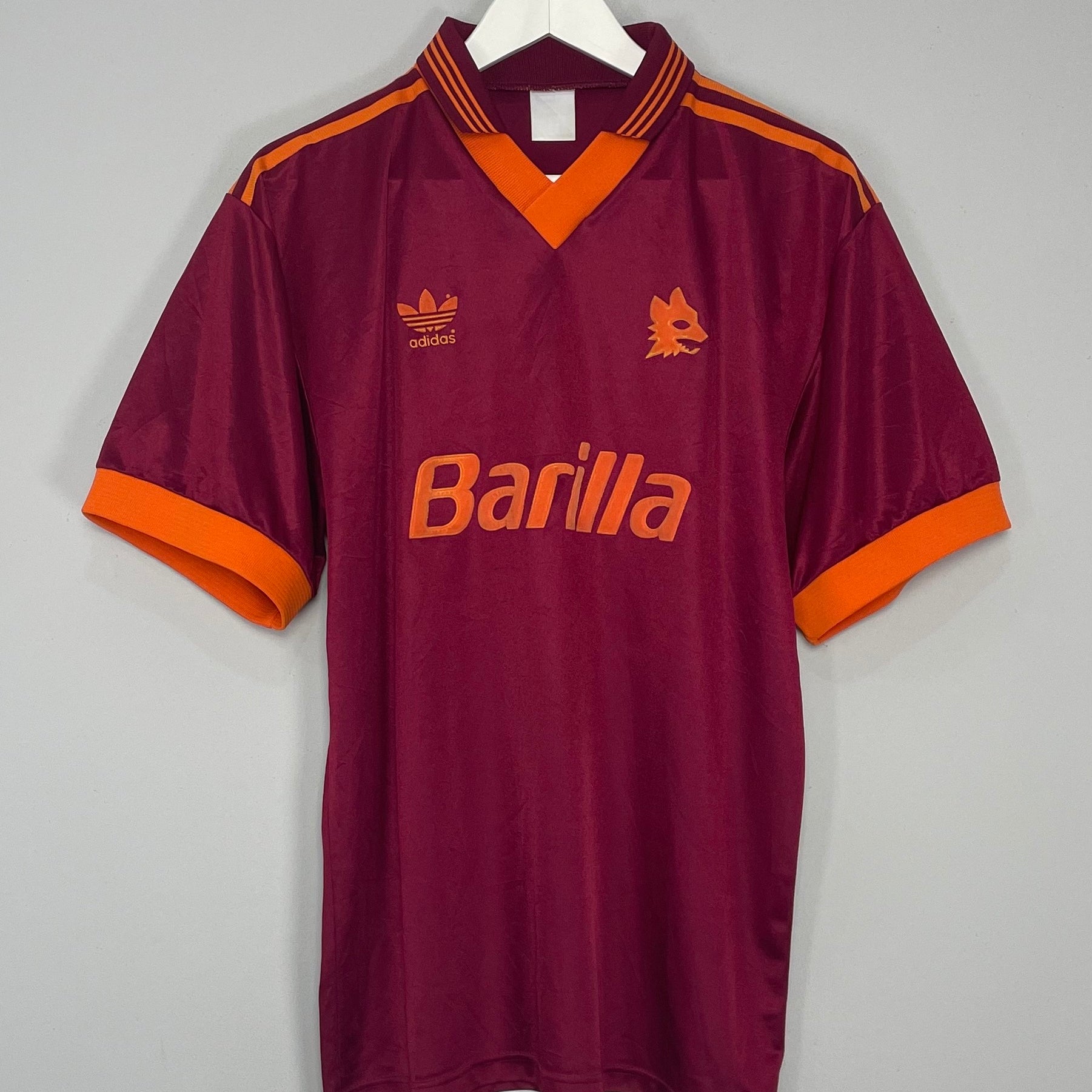 Shop 1992/94 ROMA HOME SHIRT (L) ADIDAS, classic football shirts, vintage football shirts & retro soccer jerseys at Cult Kits