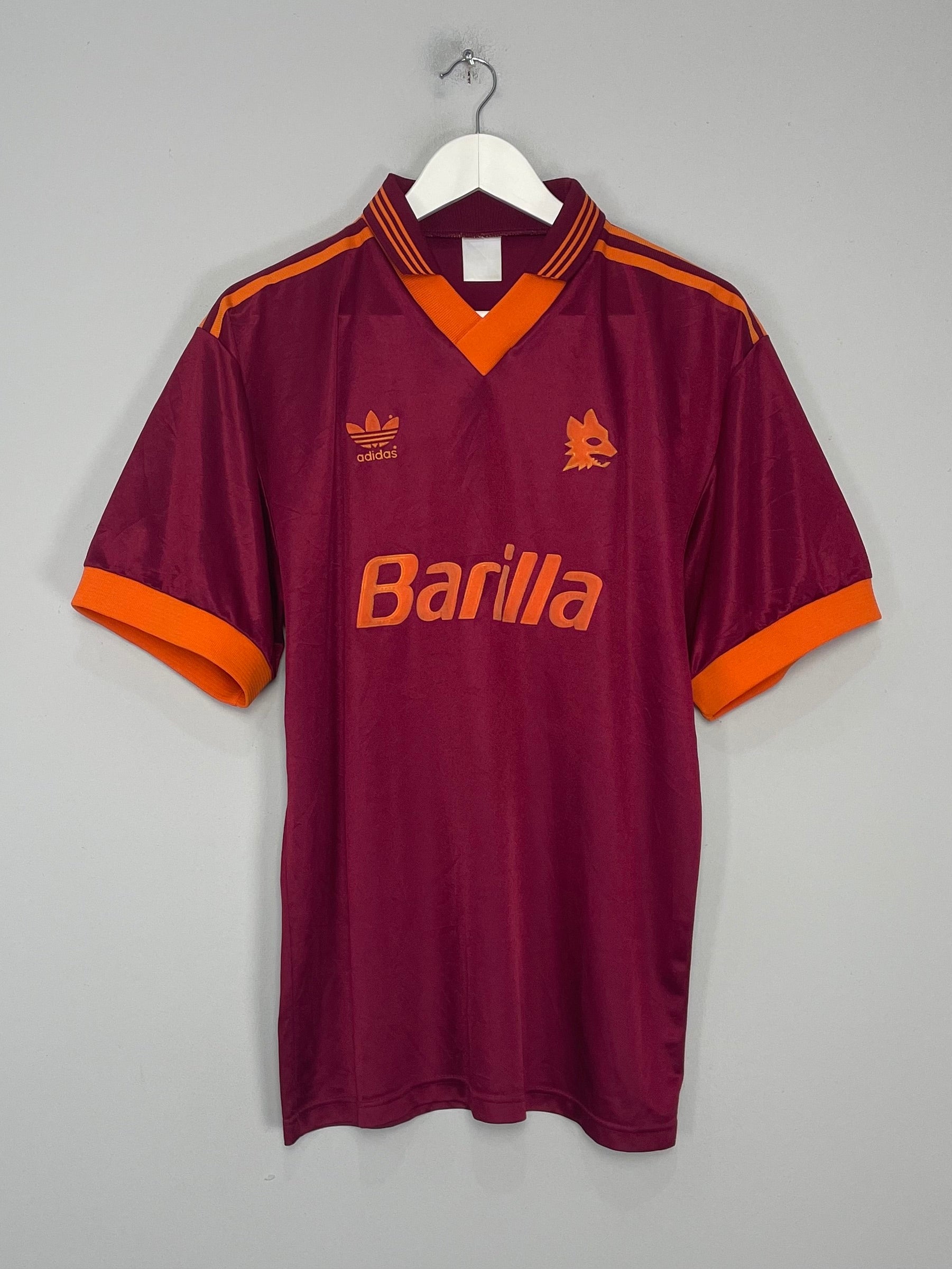 Shop 1992/94 ROMA HOME SHIRT (L) ADIDAS, classic football shirts, vintage football shirts & retro soccer jerseys at Cult Kits