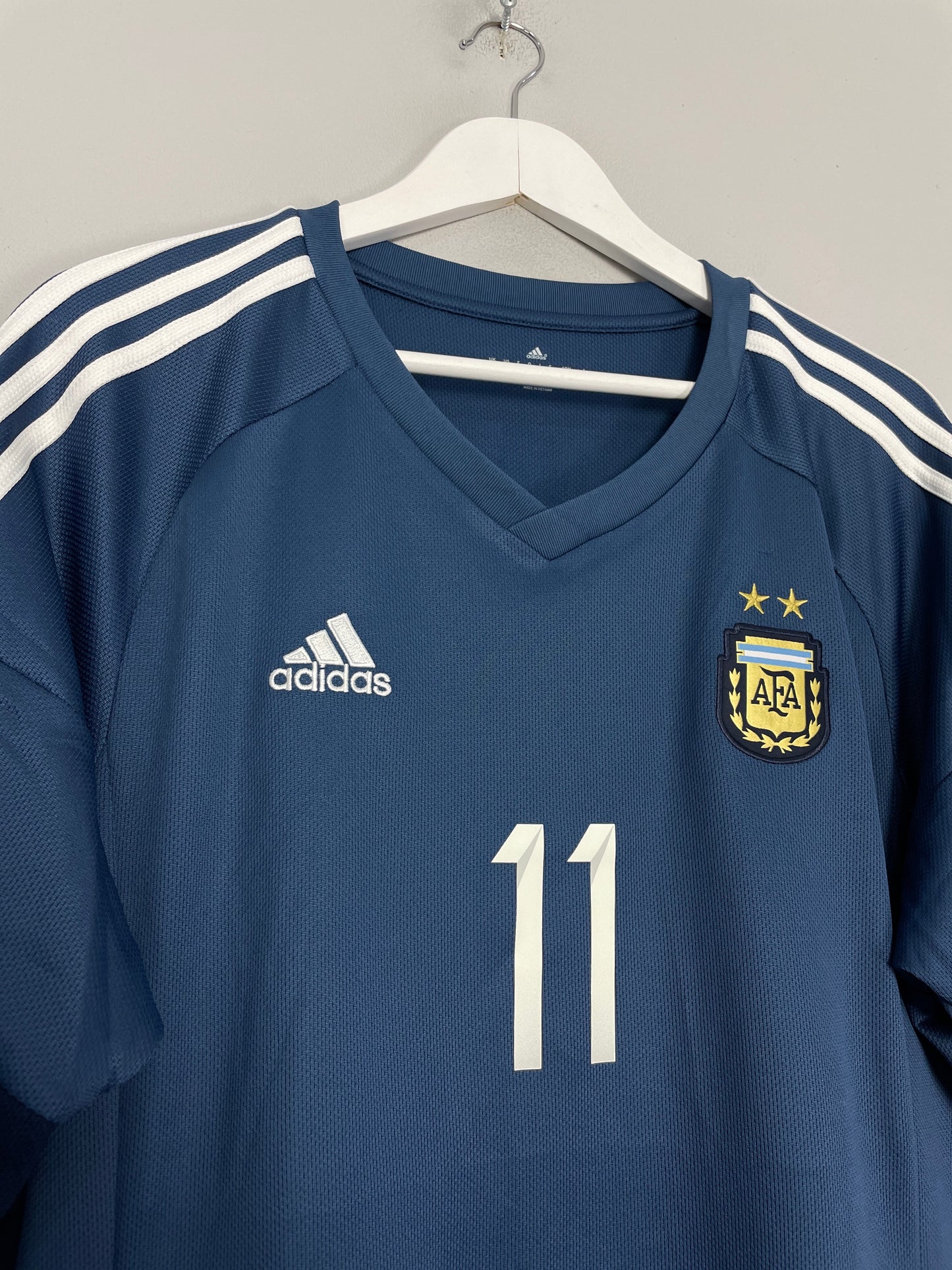 2015/16 ARGENTINA AGUERO #11 AWAY SHIRT (XL) ADIDAS