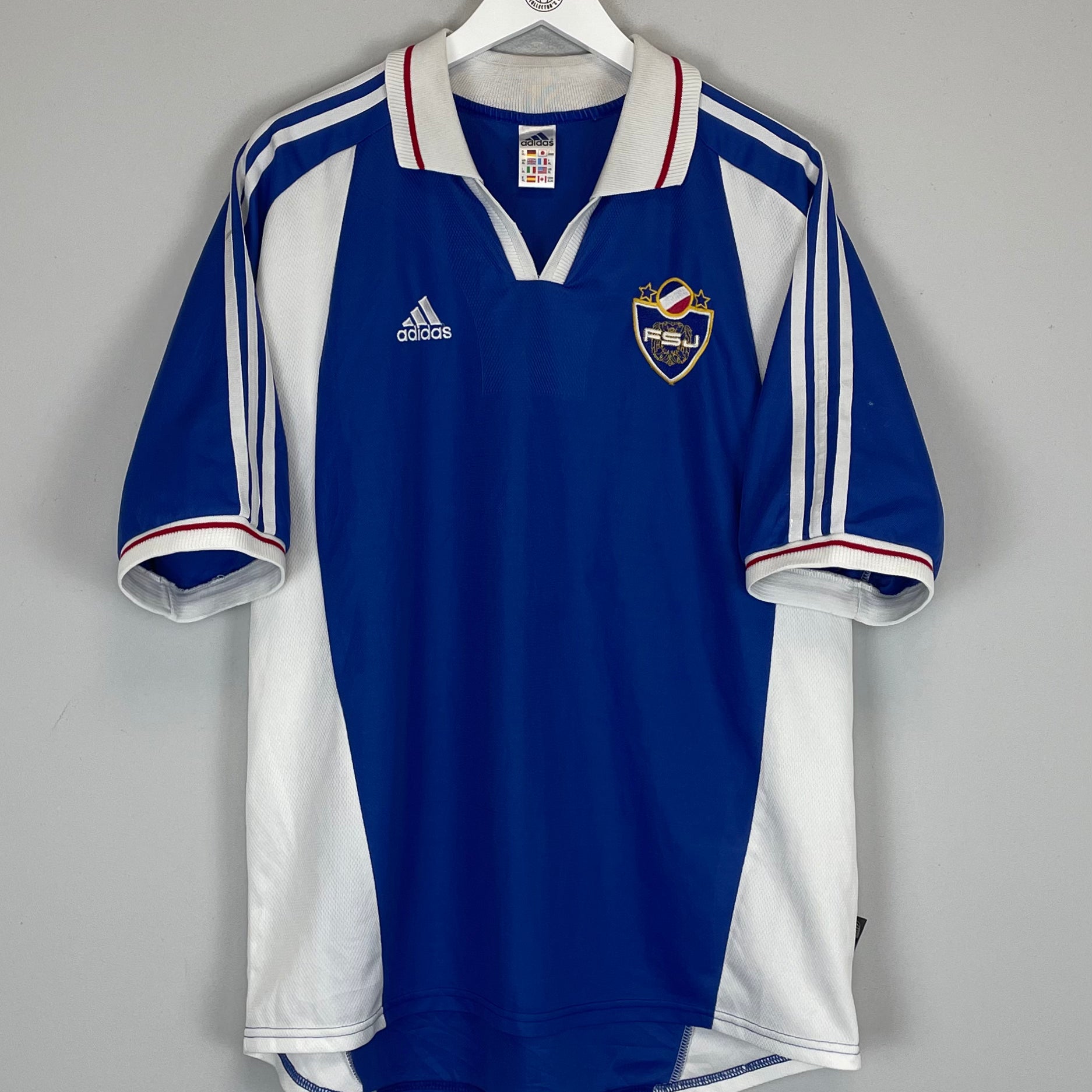 Shop 2000/01 YUGOSLAVIA HOME SHIRT (XL) ADIDAS, classic football shirts, vintage football shirts & retro soccer jerseys at Cult Kits