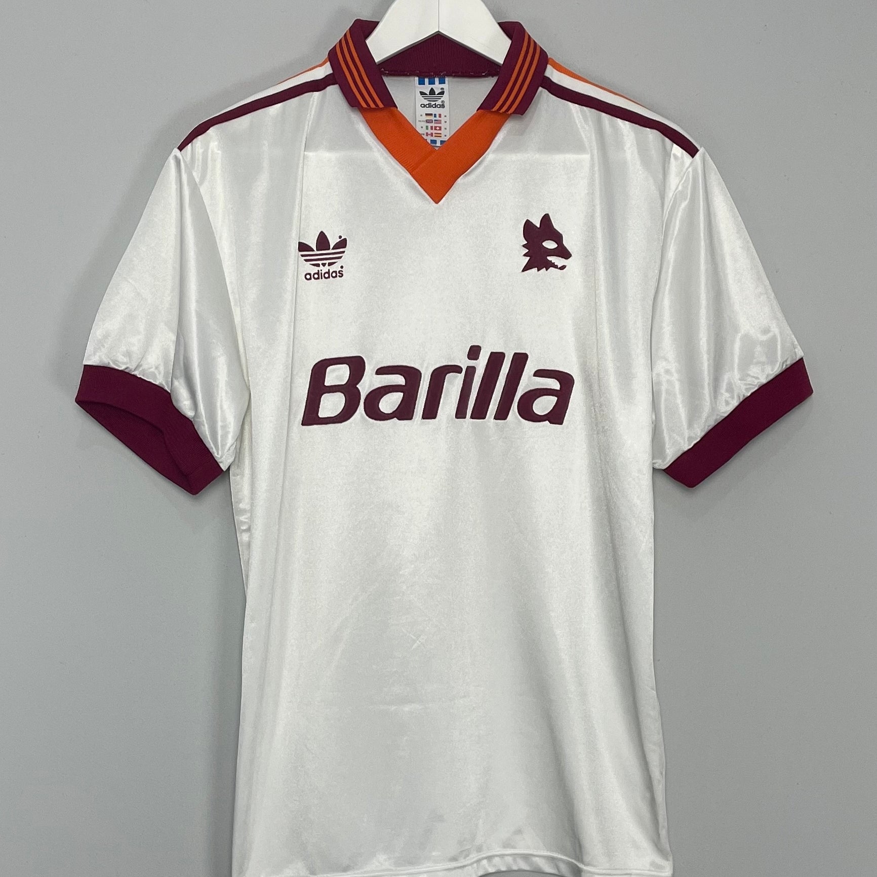 Shop 1992/94 ROMA AWAY SHIRT (M) ADIDAS, classic football shirts, vintage football shirts & retro soccer jerseys at Cult Kits