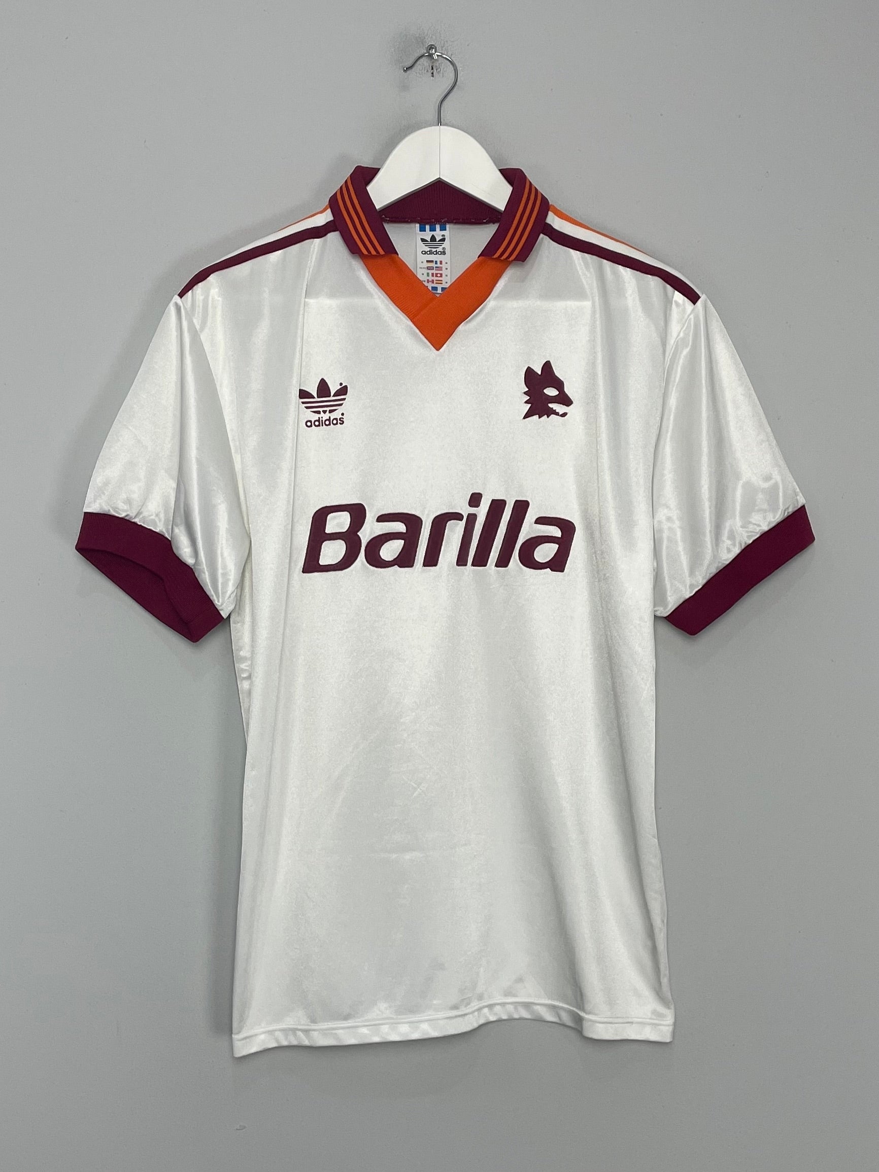 Shop 1992/94 ROMA AWAY SHIRT (M) ADIDAS, classic football shirts, vintage football shirts & retro soccer jerseys at Cult Kits
