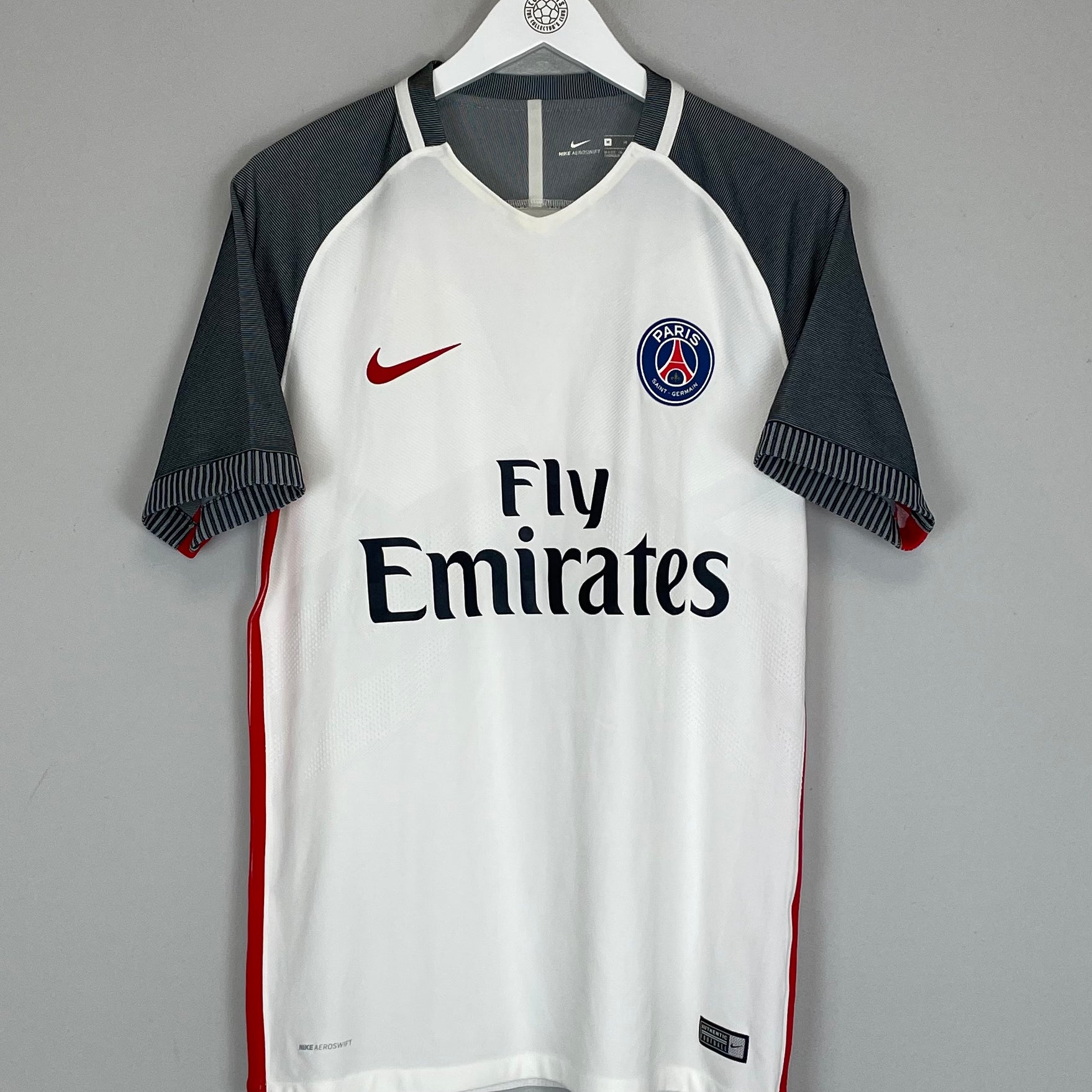 Shop 2017/18 PSG TRAINING SHIRT (M) NIKE, classic football shirts, vintage football shirts & retro soccer jerseys at Cult Kits