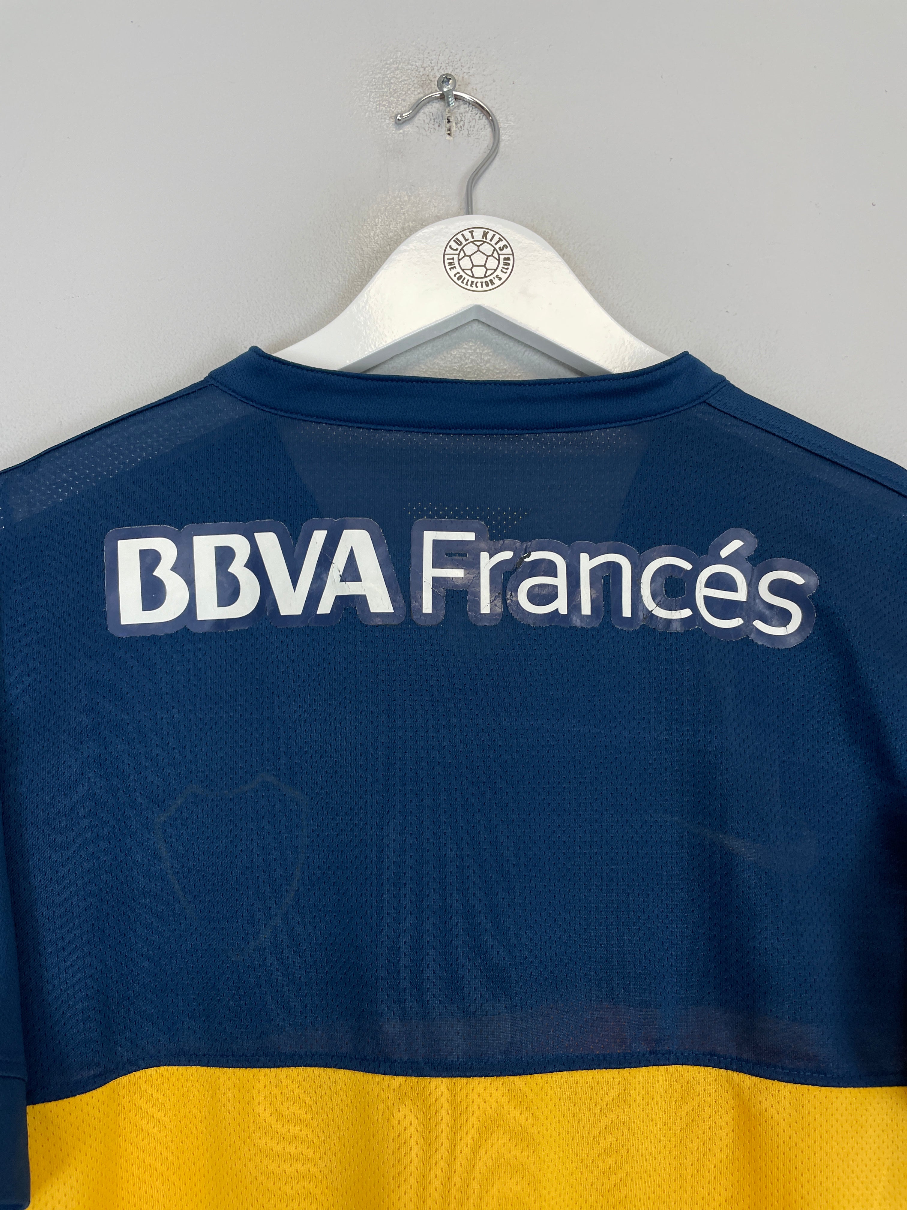 Shop 2013/14 BOCA JUNIORS *PLAYER ISSUE* HOME SHIRT (M) NIKE, classic football shirts, vintage football shirts & retro soccer jerseys at Cult Kits