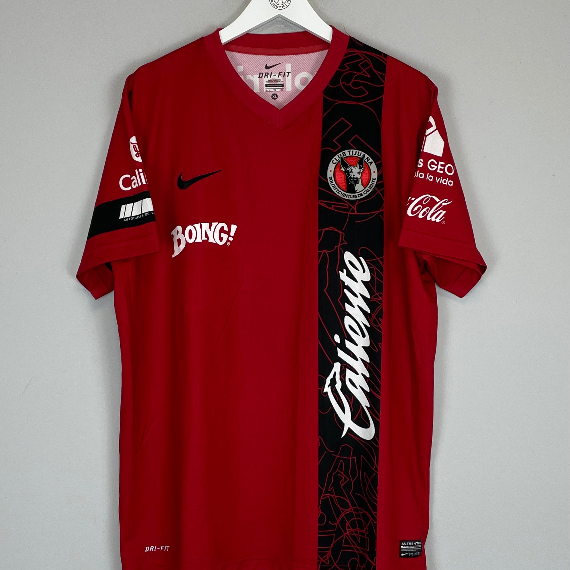 Shop 2013/14 CLUB TIJUANA HOME SHIRT (XL) NIKE, classic football shirts, vintage football shirts & retro soccer jerseys at Cult Kits