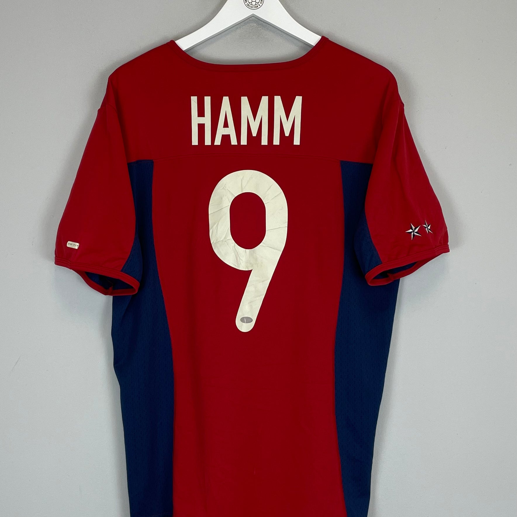 Shop 1999/00 USA HAMM #9 WOMENS AWAY SHIRT (XL.WOMENS) NIKE, classic football shirts, vintage football shirts & retro soccer jerseys at Cult Kits