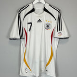 2005/07 GERMANY SCHWEINSTEIGER #7 HOME SHIRT (L) ADIDAS