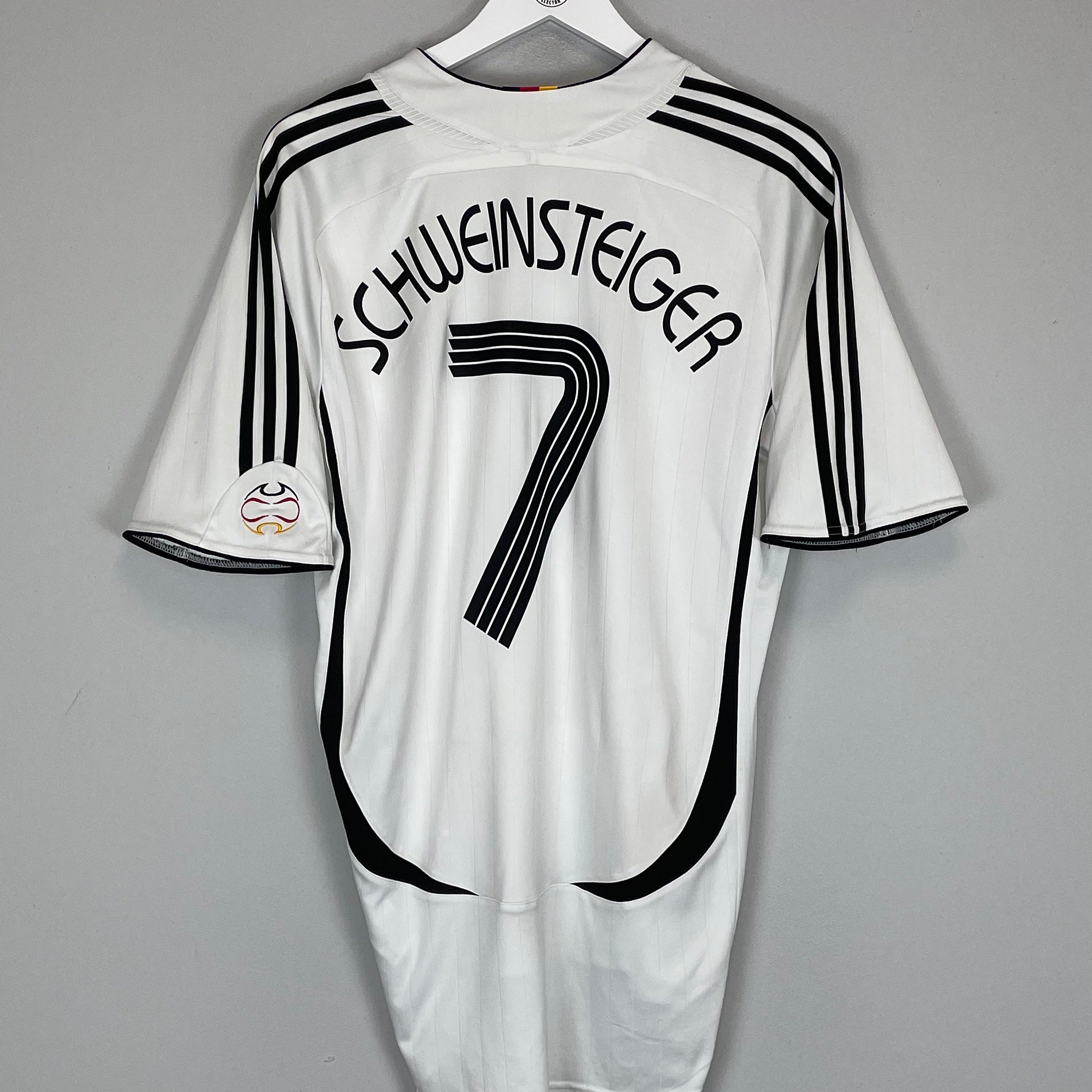 Shop 2005/07 GERMANY SCHWEINSTEIGER #7 HOME SHIRT (L) ADIDAS, classic football shirts, vintage football shirts & retro soccer jerseys at Cult Kits