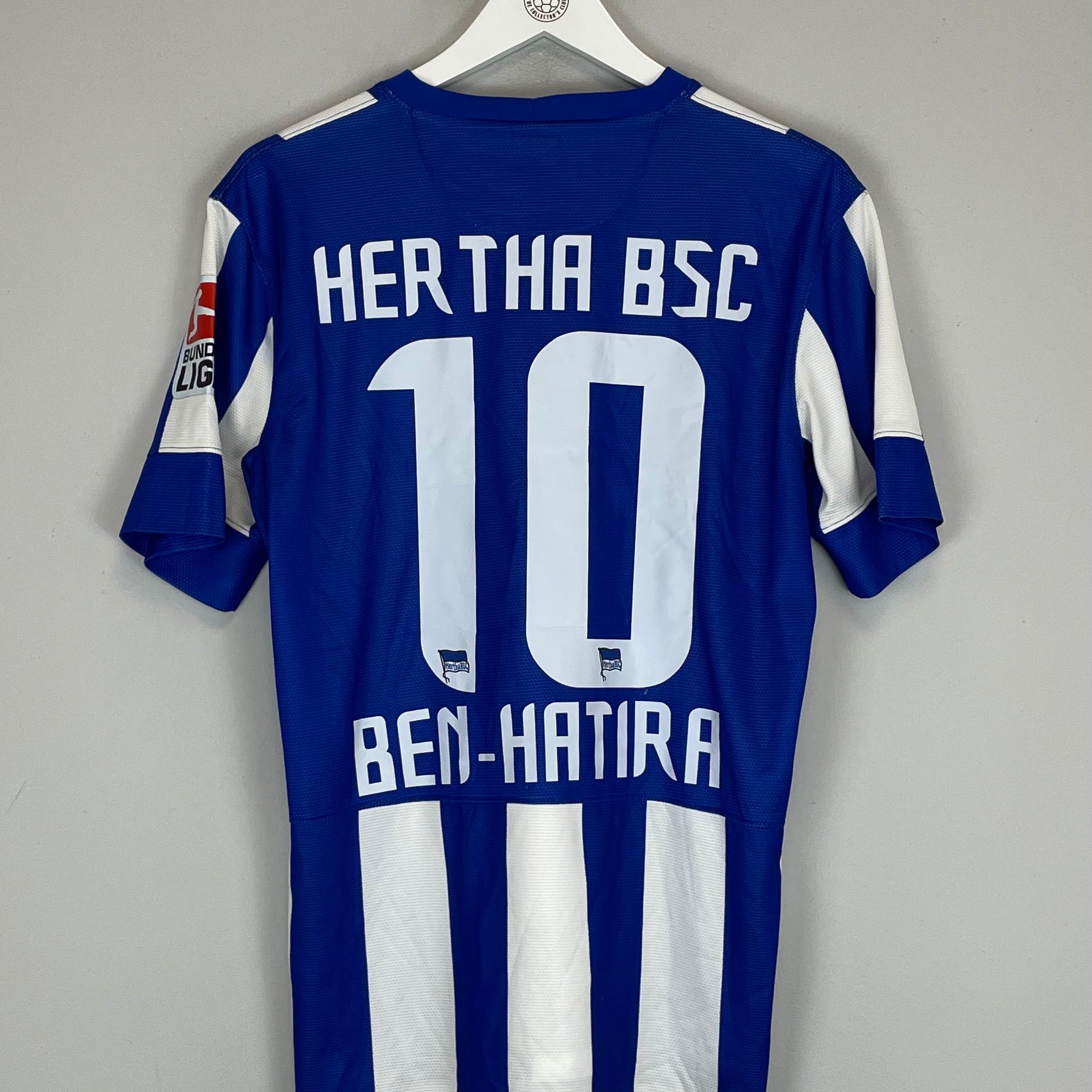 Shop 2012/13 HERTHA BERLIN BEN HATIRA #10 HOME SHIRT (M) NIKE, classic football shirts, vintage football shirts & retro soccer jerseys at Cult Kits