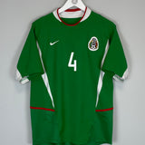 2003/04 MEXICO R.MARQUEZ #4 HOME SHIRT (M) NIKE