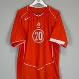 Shop 2004/06 NETHERLANDS SEEDORF #20 HOME SHIRT (XL) NIKE, classic football shirts, vintage football shirts & retro soccer jerseys at Cult Kits