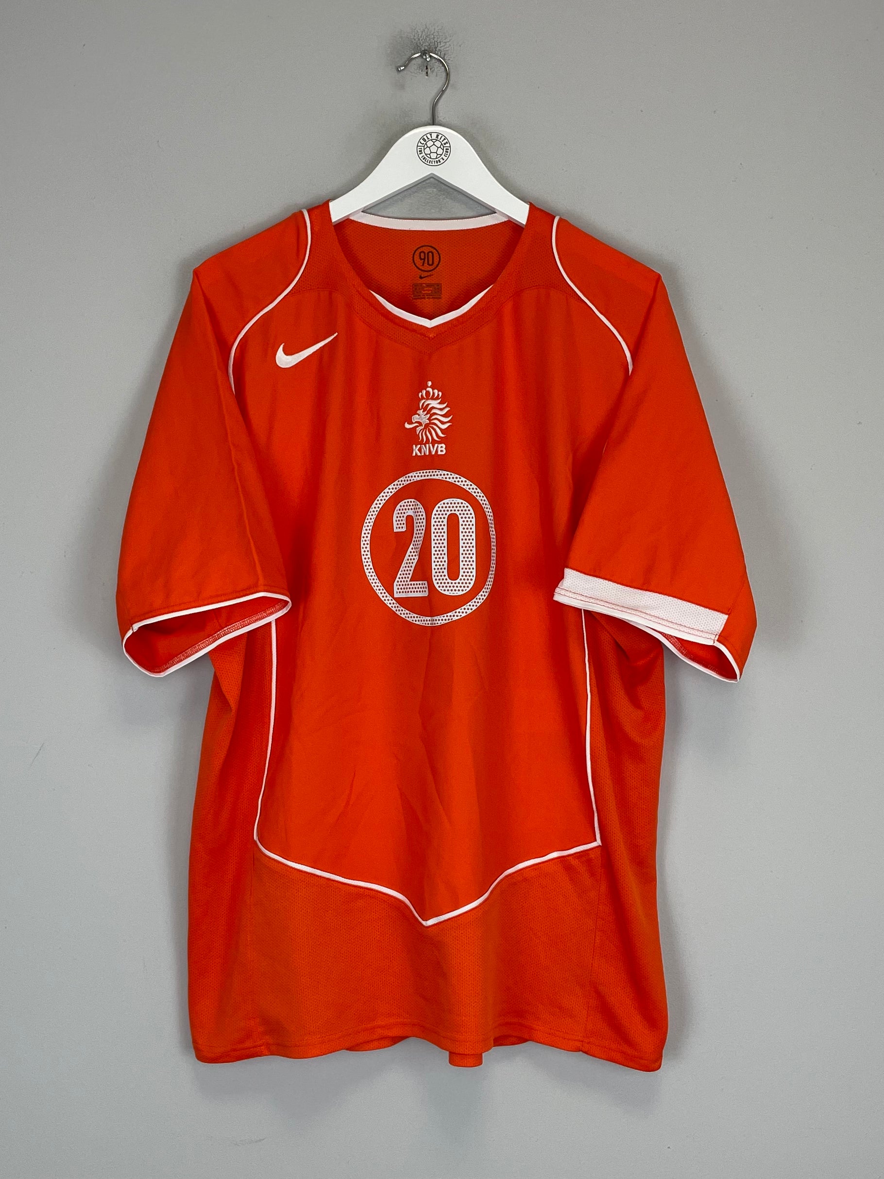 Shop 2004/06 NETHERLANDS SEEDORF #20 HOME SHIRT (XL) NIKE, classic football shirts, vintage football shirts & retro soccer jerseys at Cult Kits