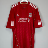 2010/12 LIVERPOOL GERRARD #8 HOME SHIRT (XXL) ADIDAS