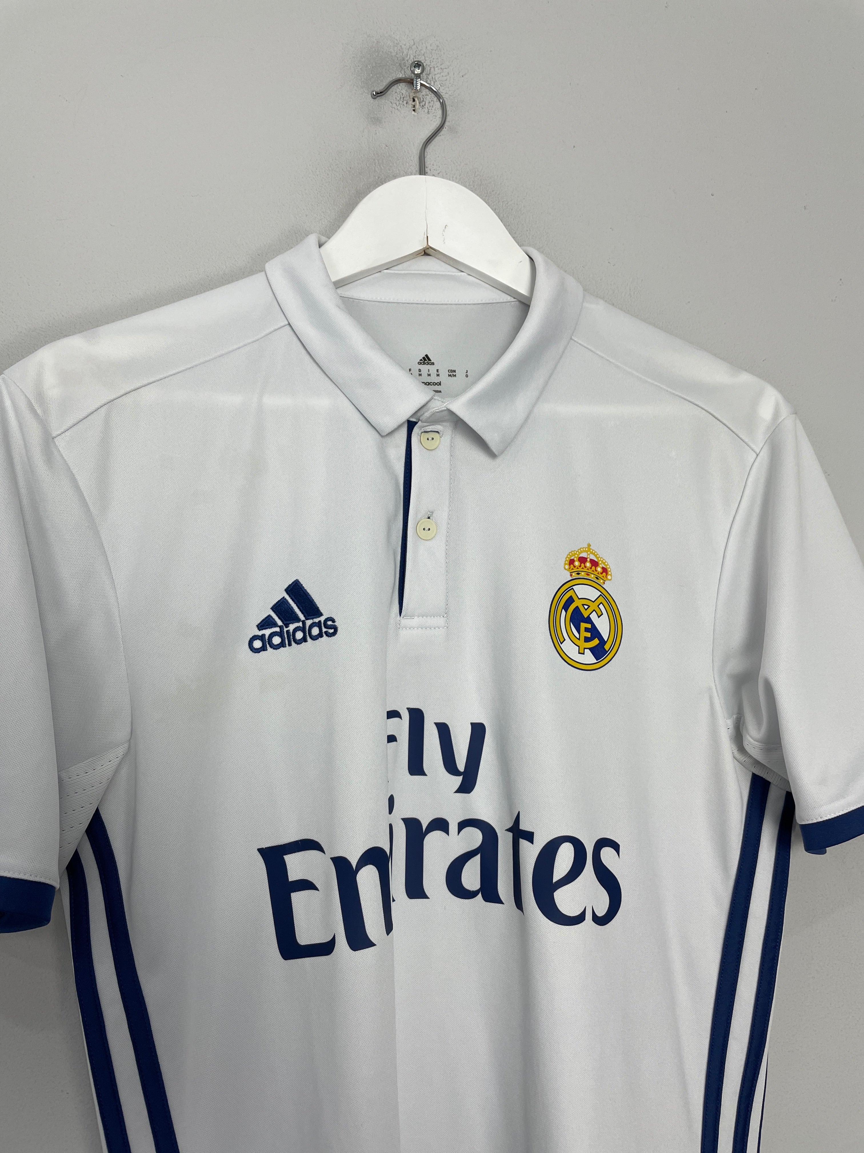Shop 2016/17 REAL MADRID RONALDO #7 HOME SHIRT (M) ADIDAS, classic football shirts, vintage football shirts & retro soccer jerseys at Cult Kits