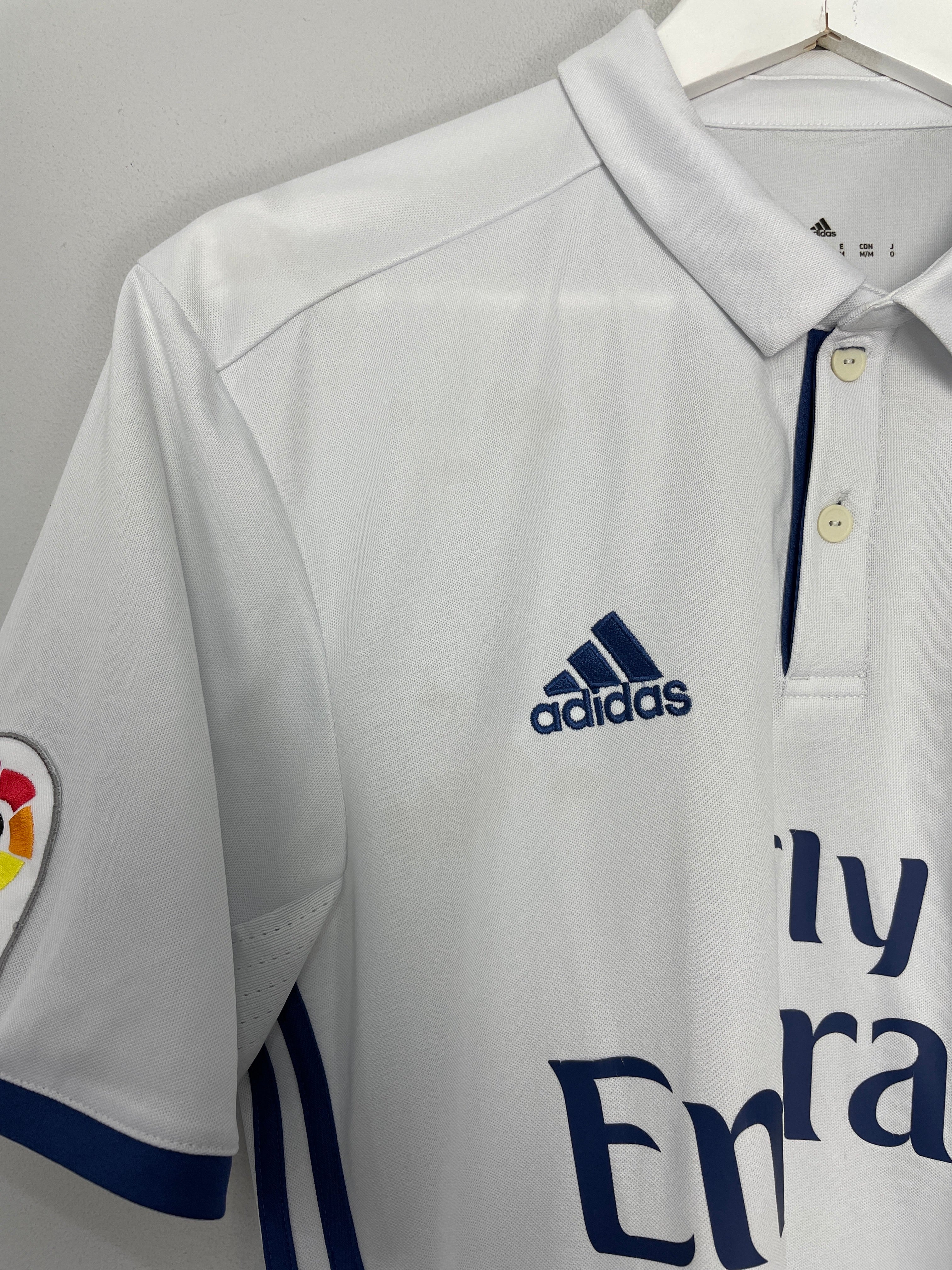 Shop 2016/17 REAL MADRID RONALDO #7 HOME SHIRT (M) ADIDAS, classic football shirts, vintage football shirts & retro soccer jerseys at Cult Kits
