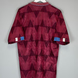 1990/92 MANCHESTER CITY AWAY SHIRT (L) UMBRO