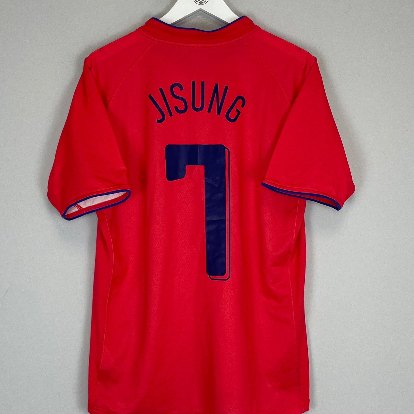 Shop 2006/08 SOUTH KOREA JI SUNG #7 HOME SHIRT (M) NIKE, classic football shirts, vintage football shirts & retro soccer jerseys at Cult Kits