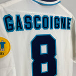 Shop 1995/97 ENGLAND GASCOIGNE #8 HOME SHIRT (L) UMBRO, classic football shirts, vintage football shirts & retro soccer jerseys at Cult Kits