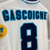 Shop 1995/97 ENGLAND GASCOIGNE #8 HOME SHIRT (L) UMBRO, classic football shirts, vintage football shirts & retro soccer jerseys at Cult Kits