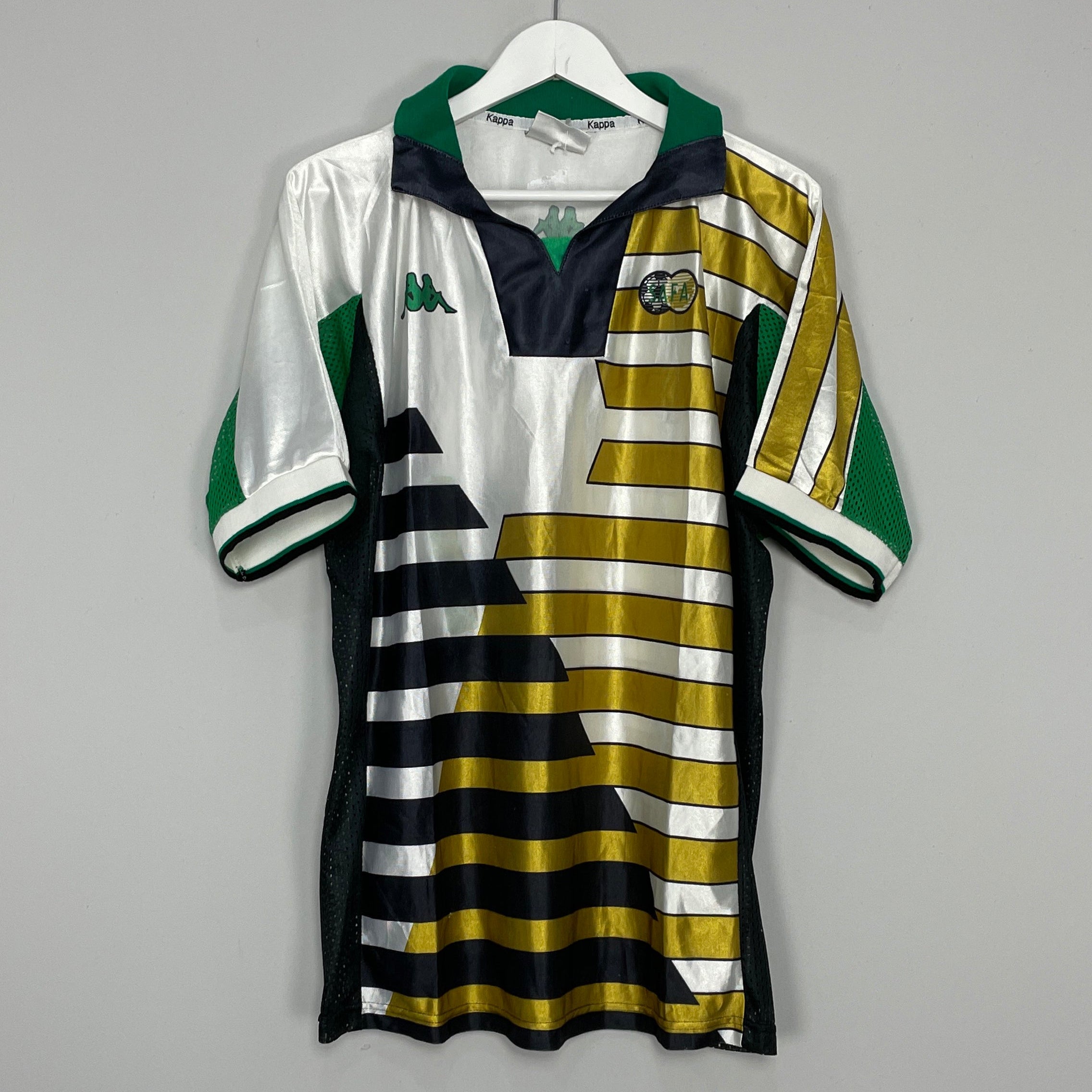Shop 1998/99 SOUTH AFRICA HOME SHIRT (XL) KAPPA, classic football shirts, vintage football shirts & retro soccer jerseys at Cult Kits
