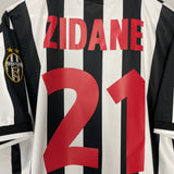 Shop 1998/99 JUVENTUS ZIDANE #21 HOME SHIRT (XL) KAPPA, classic football shirts, vintage football shirts & retro soccer jerseys at Cult Kits