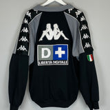 1998/99 JUVENTUS 1/4 ZIP TRACK JACKET (XL) KAPPA