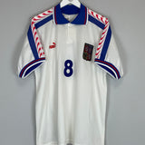 1996/98 CZECH REPUBLIC POBORSKY #8 AWAY SHIRT (XL) PUMA