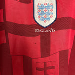 Shop 1997/99 ENGLAND AWAY SHIRT (XL) UMBRO, classic football shirts, vintage football shirts & retro soccer jerseys at Cult Kits
