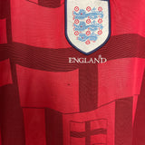 Shop 1997/99 ENGLAND AWAY SHIRT (XL) UMBRO, classic football shirts, vintage football shirts & retro soccer jerseys at Cult Kits