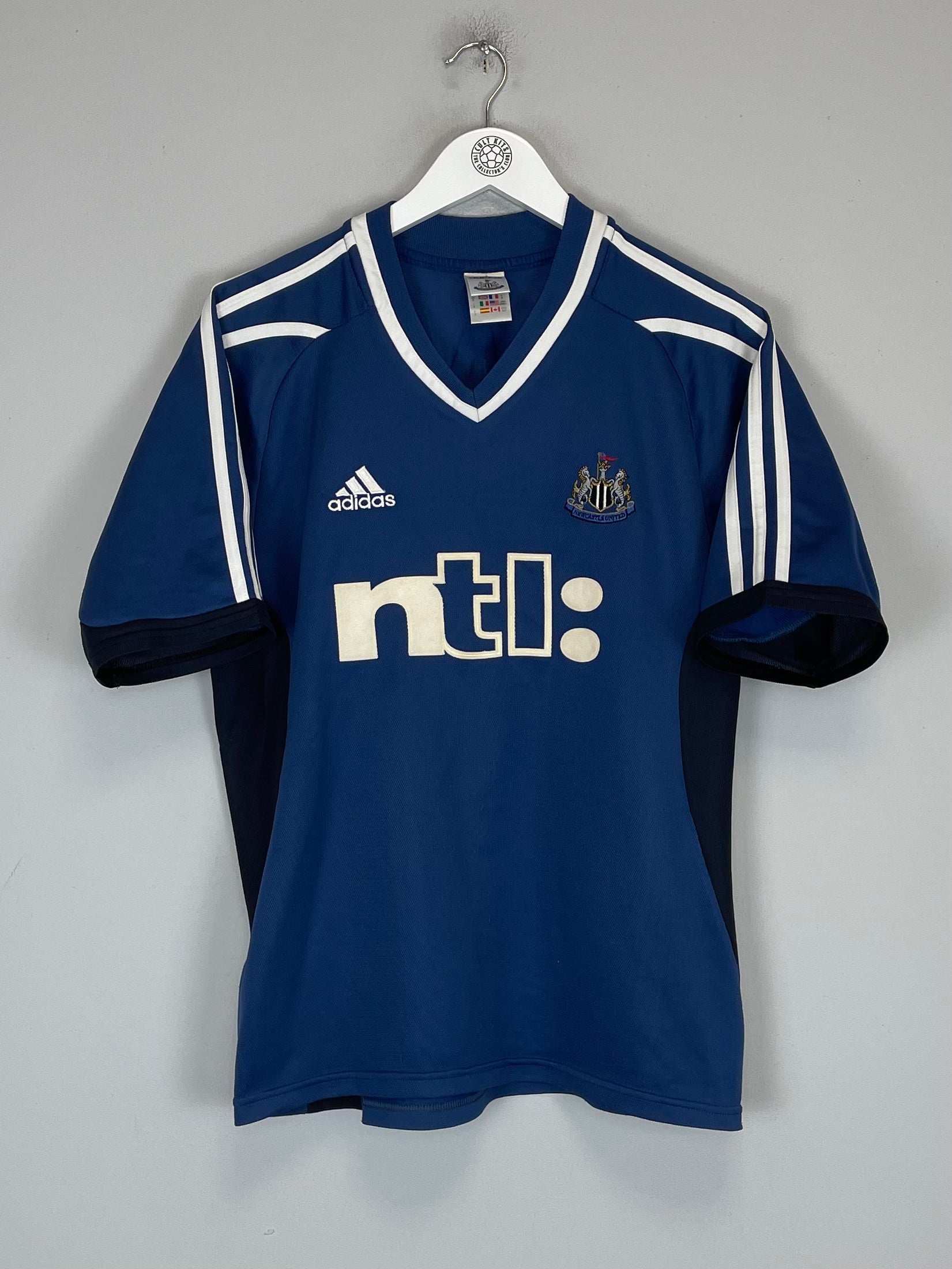 Shop 2001/02 NEWCASTLE UNITED SHEARER #9 AWAY SHIRT (S) ADIDAS, classic football shirts, vintage football shirts & retro soccer jerseys at Cult Kits