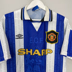 Shop 1994/96 MANCHESTER UNITED THIRD SHIRT (L) UMBRO, classic football shirts, vintage football shirts & retro soccer jerseys at Cult Kits