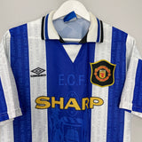 Shop 1994/96 MANCHESTER UNITED THIRD SHIRT (L) UMBRO, classic football shirts, vintage football shirts & retro soccer jerseys at Cult Kits